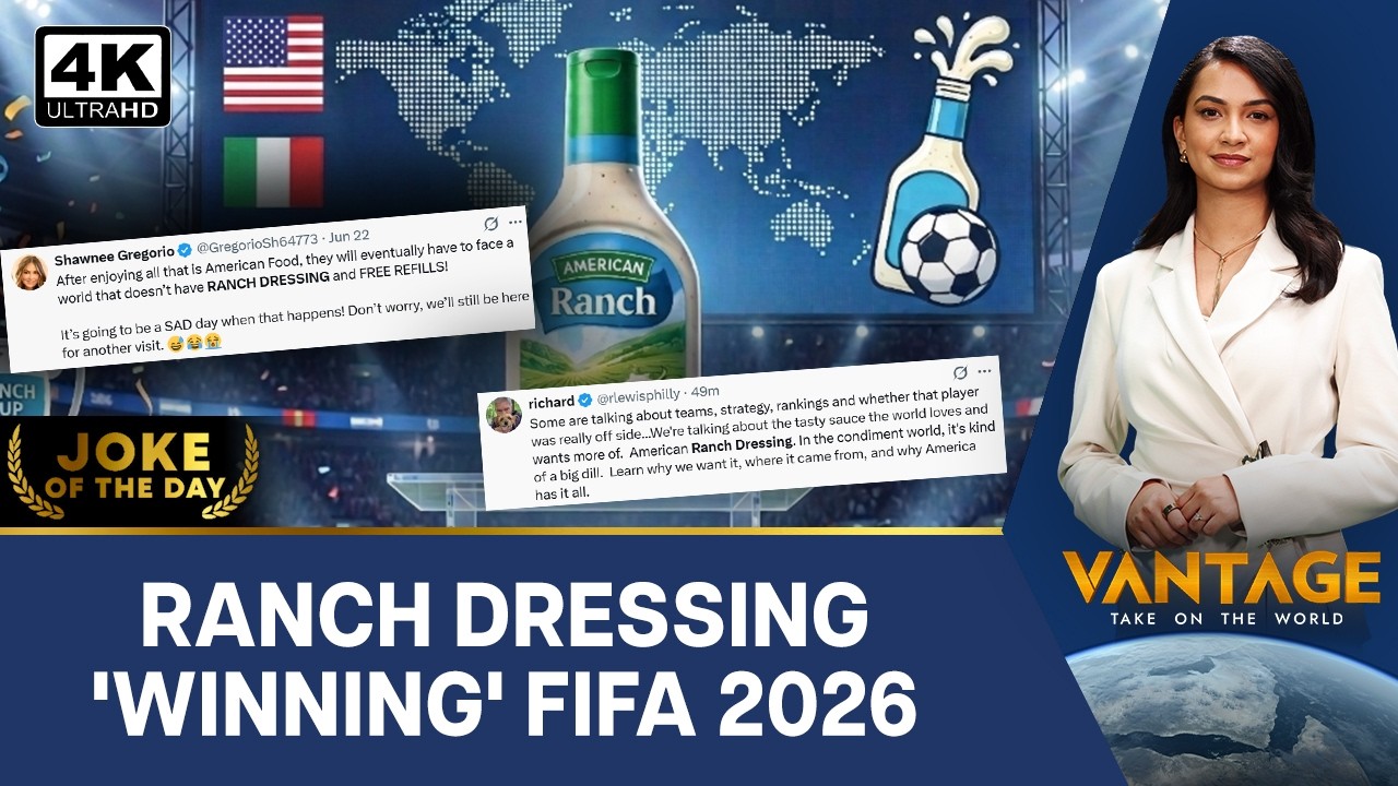 'Addictive': Why FIFA 2026 Fans Are Obsessed With Ranch Dressing in America | Vantage on Firstpost