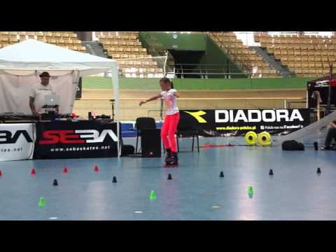 WSSA EFSC, Warsaw 2013, classic slalom women Zenkova Anastasia, 10th place