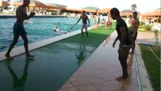 preview picture of video 'A day at Mehdia Swimming Pool Pt 2'