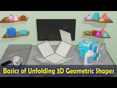 Basics of Unfolding 3D Geometric Shapes – Paper Cube Explained - Shape Development_Part_2