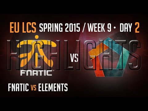 Fnatic vs Elements Highlights - Week 9 EU LoL LCS Spring 2015 S5 - FNC vs EL W9D2 G2