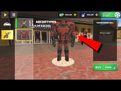 Rope Hero: Vice Town (Transformer Ball New Robot) Rope Hero 5.7 Update Leaks - Android Gameplay HD