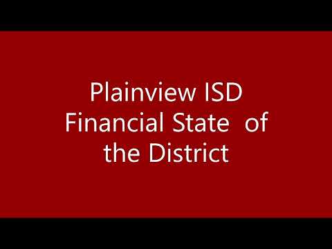 Plainview ISD State of the District 2022-03-24