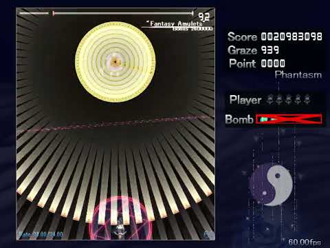 Danmakufu: Reimu Hakurei Battle (Phantasm) - by Akakyu