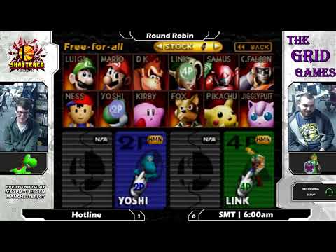 Smash 64: Hotline (Yoshi) V SMT | 6:00am (Link) - Shattered 97 Tourney