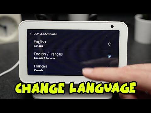 How to Change the Language on Echo Show 5 & 8