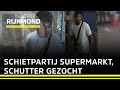 Kogels vliegen in het rond bij ingang supermarkt