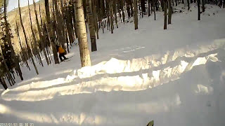 preview picture of video 'Skiing No Caboose at Sipapu New Mexico'