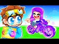 Pretending To Be A NOOB In Roblox Bike Obby Then Used A $100,000 Bike!
