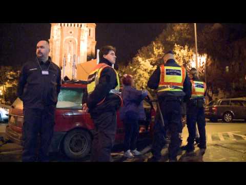 9.tv - Biztonsági Zóna - Éjszakai akció ferencvárosi polgárőrökkel