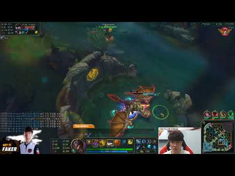 FAKER IS MAD AND CARRIED GAME WITH TWISTED FATE MID VS AHRI