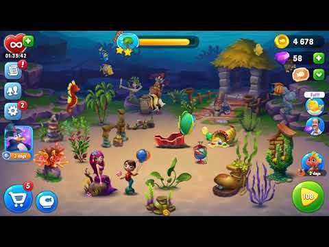 Fishdom - Level 106 - 110 - Gameplay
