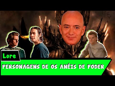 Os principais personagens de OS ANÉIS DO PODER - SÉRIE AMAZON