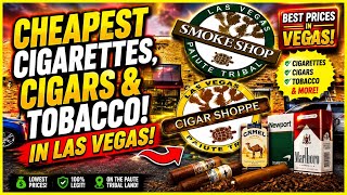Cheapest Place To Buy Cigarettes In Las Vegas | Paiute Tribal Smoke Shop #lasvegas #cheap #deals