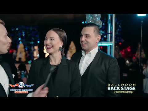 Anastasia and Mykhailo Azarov at the South Open Dancesport Championships 2023