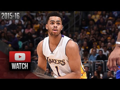 D'Angelo Russell Full Highlights vs Warriors (2016.03.06) - 21 Pts, 5 Ast, EASY!