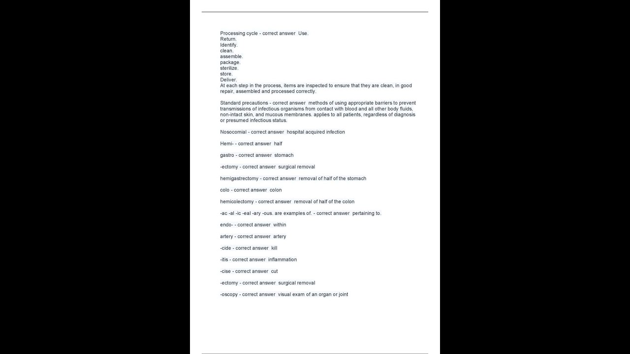 IAHCSMM CRCST 8TH EDITION CRCST FINAL EXAM PREP JCSPD 2023