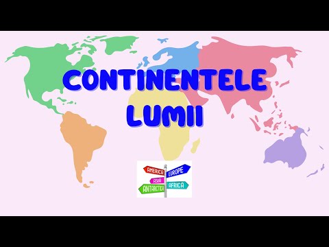 Continentele lumii | Invatam continentele lumii | Video educational pentru copii |Casuta Cunoasterii