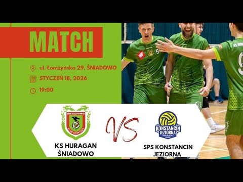 KS Huragan Śniadowo - SPS Konstancin Jeziorna 18.01.2026