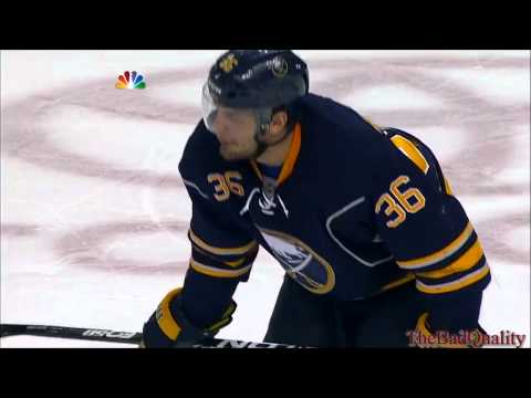 Kaleta pushes Chara into Thomas, Chara hits Kaleta back