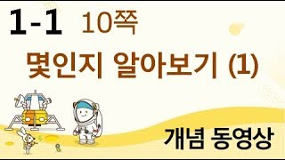 [천재교육] 우등생 해법수학 1-1 개념 강의 (10쪽) 몇인지 알아보기(1)