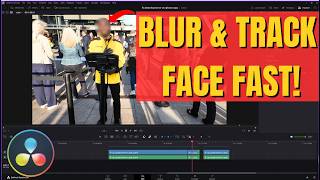 How to Blur & Track a Face in DaVinci Resolve (Quick Tutorial)
