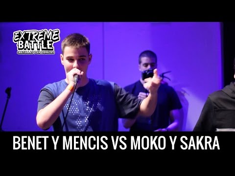 EL PUTO MOKO Y SAKRA VS MENCIS Y BNET / EXTREME BATTLE Madrid 2017