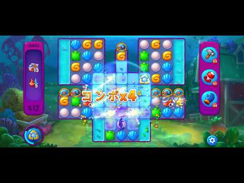 Fishdom Very Hard level 10940 no boosters フィッシュダム ベリーハード