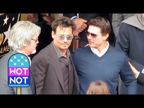 Johnny Depp meets Tom Cruise in Hollywood