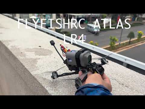 FlyfishRC Atlas LR 4 - Flight time test with Li-ion 4s 21700 battery.