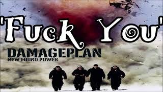 Damageplan -- Fuck You (ft. Corey Taylor) {Drum Cover &amp; Lyric Video}