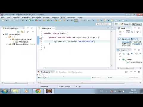 Java Programming Basics 1 Hello World Application