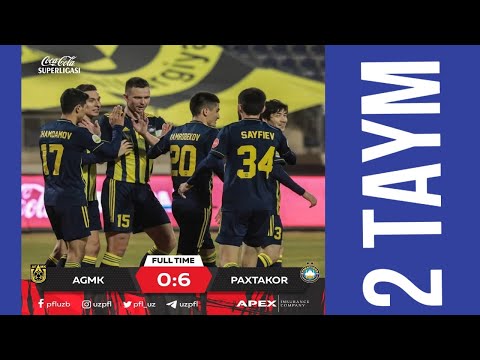 Coca Cola Superliga. 22-tur AGMK — PAXTAKOR 0:6 2-taym