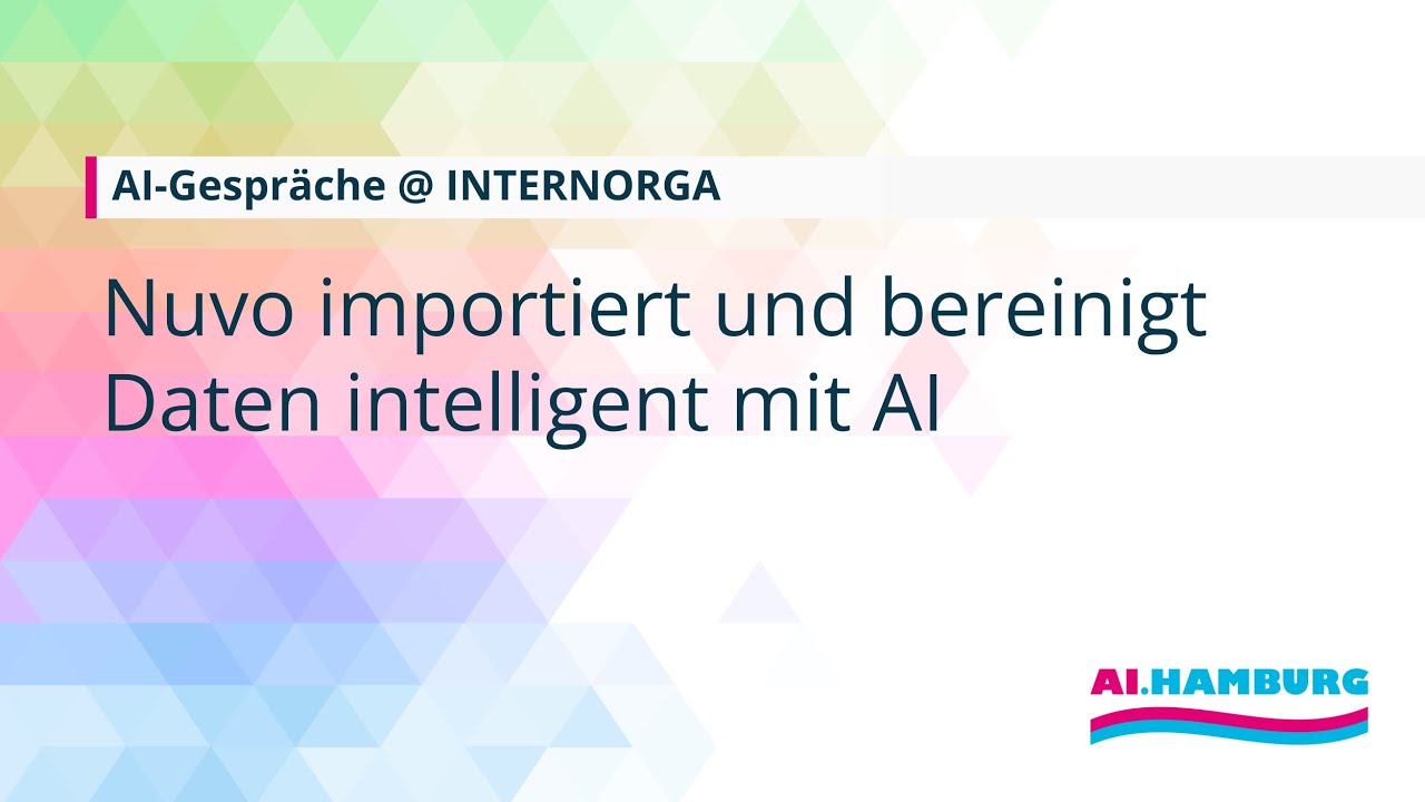 Nuvo importiert und bereinigt Daten intelligent mit AI
