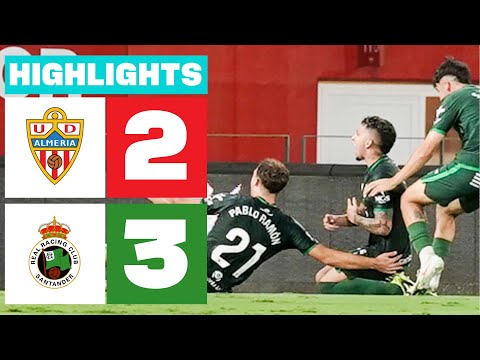 ALMERÍA UD 2 - 3 REAL RACING CLUB | RESUMEN LALIGA HYPERMOTION
