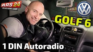 VW Golf 6 | 1-DIN-Autoradio einbauen | ARS24