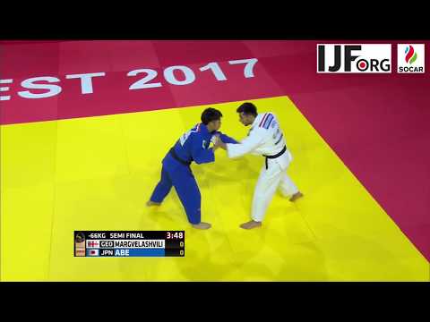 Suzuki World Judo Championships 2017. [-66KG] MARGVELASHVILI Vazha (GEO) vs. ABE Hifumi (JPN)