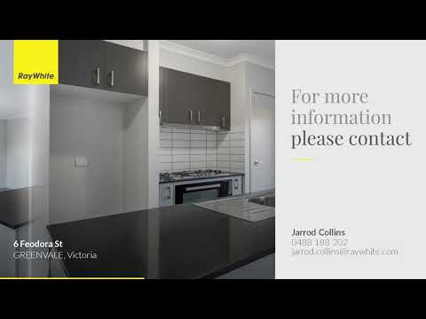 6 Feodora St, Greenvale, VIC 3059, 3 ਕਮਰੇ, 2 ਬਾਥਰੂਮ, House