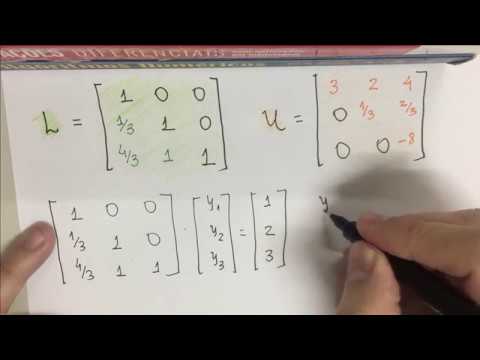 CNUM-011 LU Factorization Method [Systems of Linear Equations]