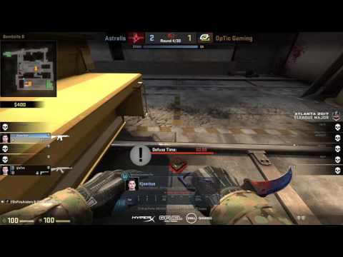 ELEAGUE Atlanta 2017 CS:GO | Lower Group Stage Match 4 | OpTic Gaming vs Astralis