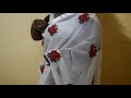 How To Droping White Saree Saree Wearing