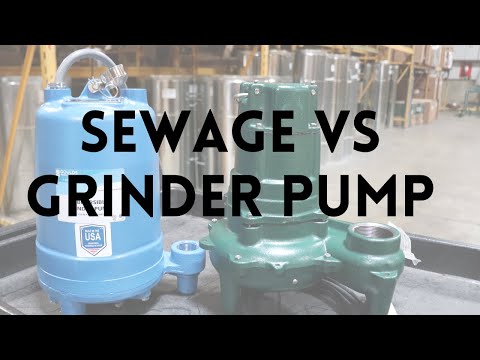 Sewage vs. Grinder Pumps