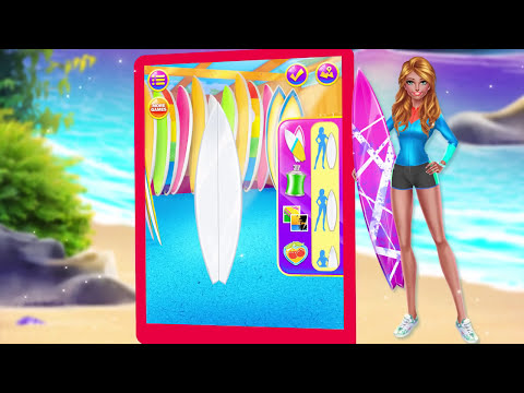 Summer Girls Surfing SPA Salon Video