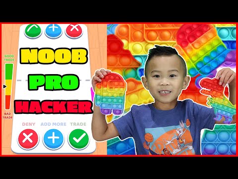 Pop IT Fidget Toy Trading DIY and Gameplay! - YouTube