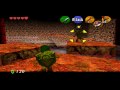 Zelda Ocarina Of Time HD 100 Walkthrough Part 10 Dodongo S Cavern King Dodongo Boss
