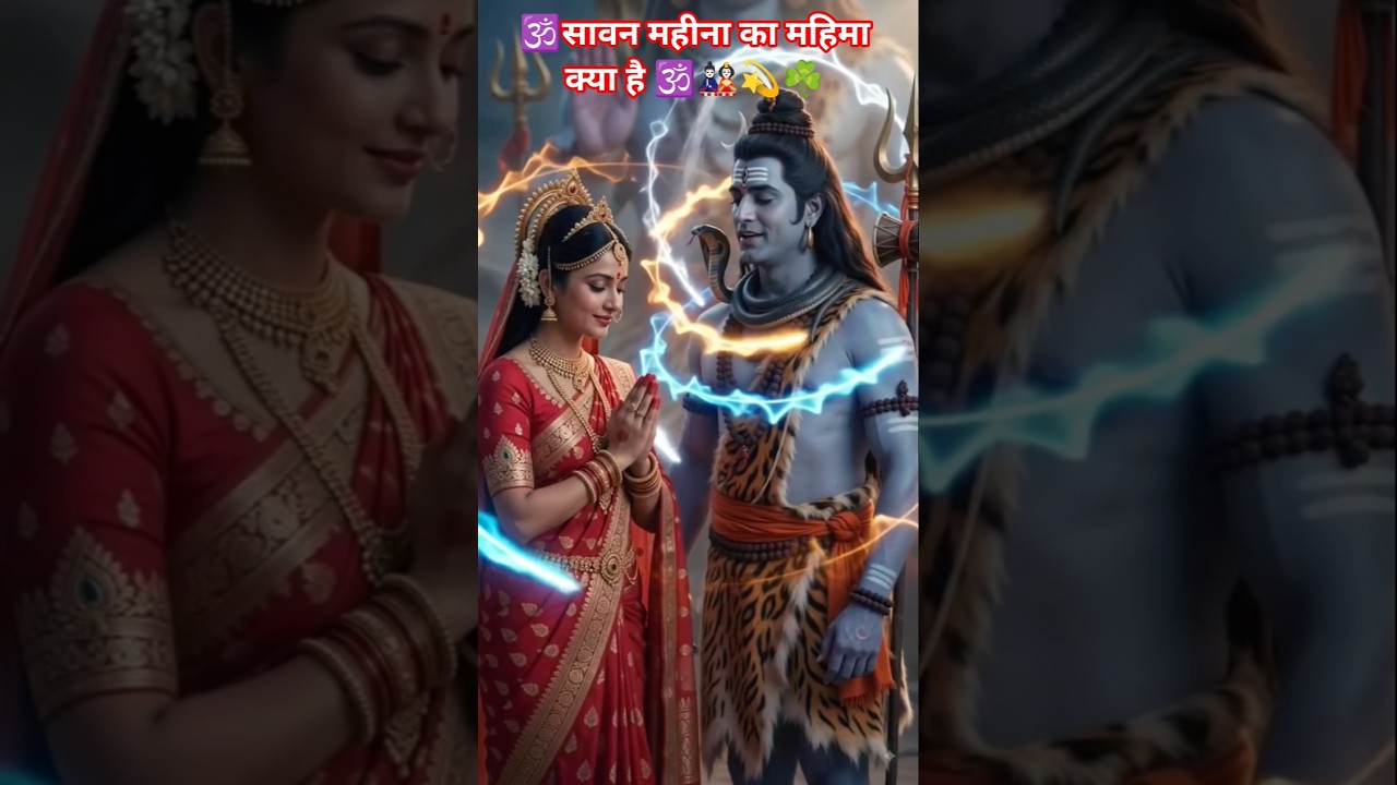 🕉Sawan Maihina Ka Mahima Kya Hai🎎☘️🕉💫 #sorts #bhakti #sort #sortfeed #shiv