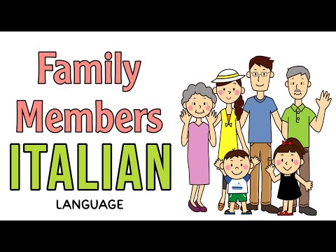 Learn Family Members Name In Italian Language 🇮🇹 . #learn #vocabulary #italian