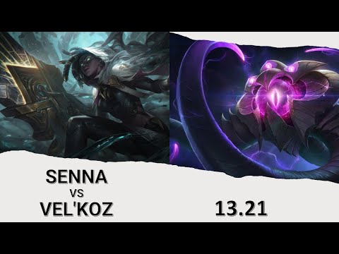 SENNA vs VEL'KOZ (SUPPORT) | 13/2/17 | 125 Stacks | SoloQ | EUNE Silver | 13.21 | #12