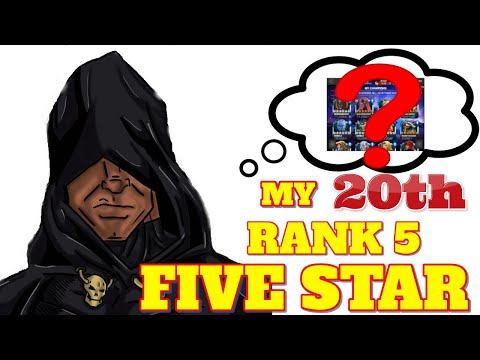 MCOC - My Twentieth Rank 5 Five Star | Hmm Who did I choose?