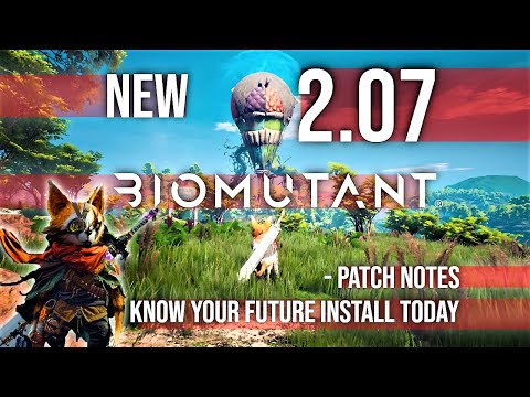 New Biomutant 2.07 Update 1.6.0 🦸‍♂️ Patch Notes Gaming News 2021